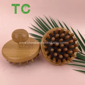 Cepillo de masaje corporal de bambú