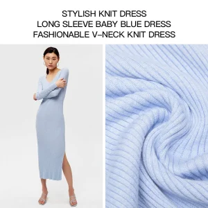 2025 Vestido Casual de Malha