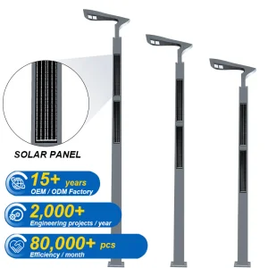 Hybrid ACDC Solar LED Street Light