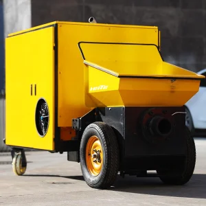 Small Hydraulic Double-Piston Concrete Pump / Concrete Grouting Machines - Refractory Grouting Pump