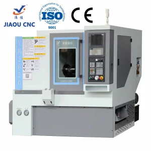 Compact High-Precision Horizontal Slant-Bed Gang Tool CNC Lathe