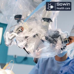 Sterile Equipment Transparent PE Self Adhesive Surgical Microscope Drape