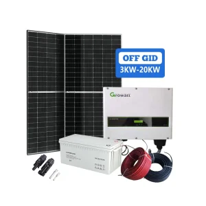 off-Grid 5500W 5.5kw Solar System Photovoltaic PV Panel Energy System Renewable Inverter Battery Roof Mounting House