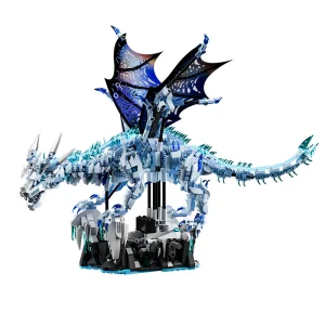 MJ13093 MOC Mechanical Ice Dragon Building Blocks Bricks Assembling Model