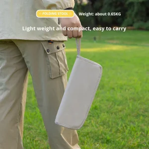 Cross-Border Outdoor Ultra-Light Carbon Steel Folding Chair