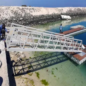 Marine Boat Wharf Dock Ladder Adjustable Gangway