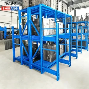Shibang 1000KG Heavy Duty Drawer Racking Industry Draw Style Steel Mold Shelves Mold Racks Mould Shelf System