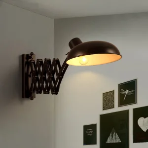 مصباح حائط قابل للسحب أمريكي طراز ريترو صناعي