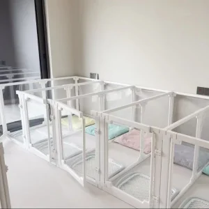 Transparent Plastic Dog Cage