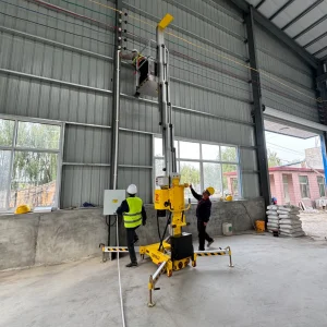 Hand Push Aluminum Alloy Vertical Lift