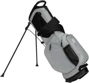 TINYAT Golf Bags with Adjustable Support Rod &amp; Detachable Shoulder Straps Soft Foldable Golf Covers Travel Sport Universal Gray
