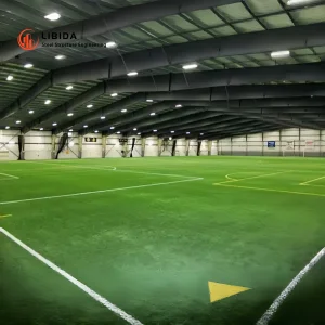 Prefabricated Soccer Stadium Durable Metal Building Efficient Cold Storage Warehouse Steel Structure Warehouse Building