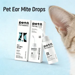 Multi Action Pet Ear Cleaner That Cleans Deodorizes and Protects Ears