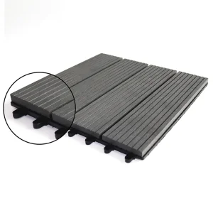 22mm Anti-Static Bammax Cartons WPC Floor Outdoor Wooden Deck Tiles