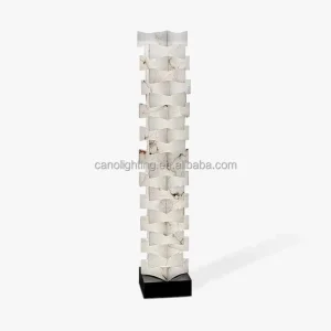 Nordic American Style Alabaster Floor Lamp Suitable for Bedroom Bedside Table Desk Passage Outdoor Decorative Lighting