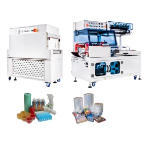 Vertical Automatic Web L Sealer and Heat Shrink Wrapping Machine