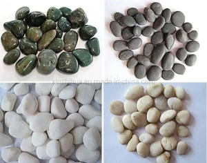 High Polished White River Pebble Stone Cobbles for Garden Landscape