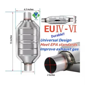 OEM Stainless Steel Universal Catalytic Converter for Exhaust System Catalyst