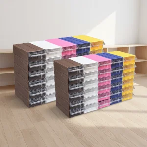 Clear Plastic Modular Drawer Storage Box