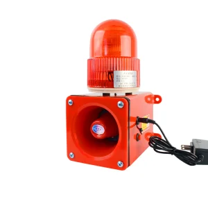 Industrial Sound and Light Alarm Magnetic Suction