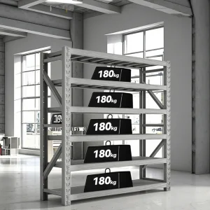 Good Quality Low Price Steel 5-Layer Adjustable Storage Shelf Light Duty Rack Corrosion Protection Powder Coated High Capacity