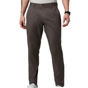 ZM-1399 High Waist Classic Fit Chino Pants Men Cotton Trousers
