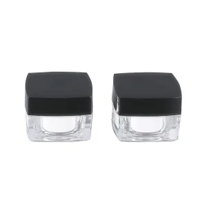 Wholesale Square Shape 15g/30g/50g Double Wall Acrylic Jar for Cosmetic Packaging