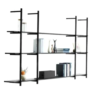 Dly Assemble Metal Wall Shelf Mount Modern