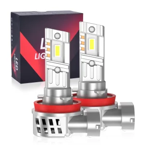 Low Energy Consumption Light Car Auto H1 Headlight CSP3570 LED 360Degree 6000K Intelligent Heat Dissipation H11 Led Fog Lamp