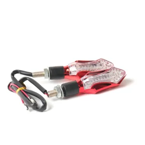 Motorcycle Turn Signal Tail LED Lights Rechargeable Bike LED Rear Light Motorbike Accessories