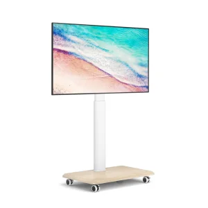 Mobile Swivel Rolling Height Adjustable TV Stand