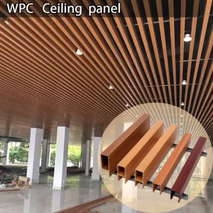 China Wood plastic composite hollow ceiling Manufacturers