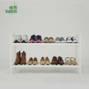Bamboo Shoe Rack Space Saving