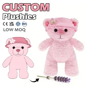 Customization Plush Toy Based on Design Scented Stuffed Animal Toys Bear Fluffy Calming Companionship for Children