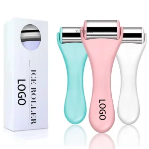Custom Logo Stainless Steel Face Ice Roller