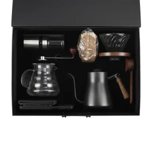 Custom Manual Burr Coffee Grinder Set