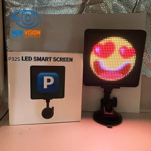 Tela Digital LED Sinal para Carro Janela Traseira Tela de Publicidade para Carro Exibição de Mensagens
