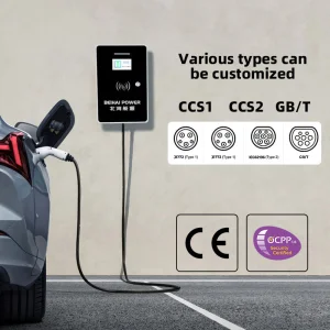 China Smart 22KW Wallbox EV Charger Type 2