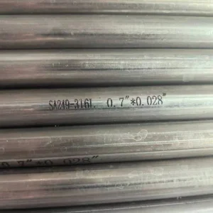China ASTM A269 316 stainless steel exchanger pipe