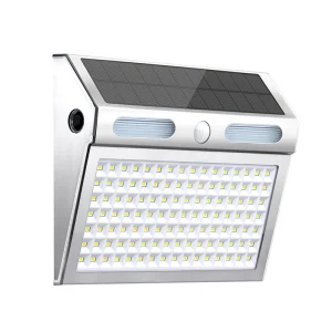 Waterproof IP65 220V Outdoor LED Garden Light Solar Powered Sconce Lighting for Gate Fence Yard Pathway
