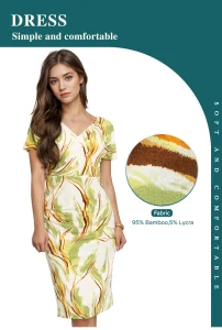 Vestido Justo V-Neck