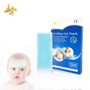 Wholesale Refreshing Blue Hydrogel Baby Fever Cooling Gel Patch for Baby and Adults