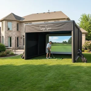 Virtual Inflatable Golf Simulator Tent