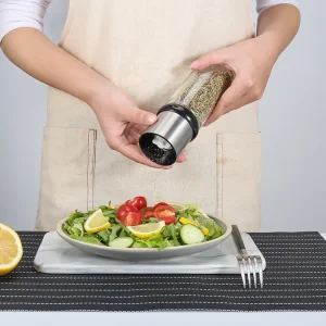 Custom Manual Stainless Steel Salt and Pepper Grinder