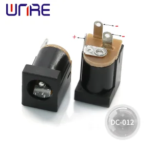 China DC connector electrical socket DC-012 BLACK Factory, Companies