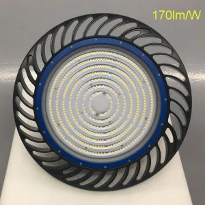 Iluminação Industrial LED de Alta Baía em Formato Redondo 100W 150W 200W 250W 300W