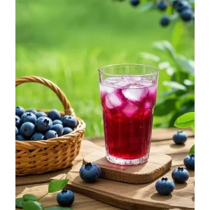 Suco concentrado de mirtilo