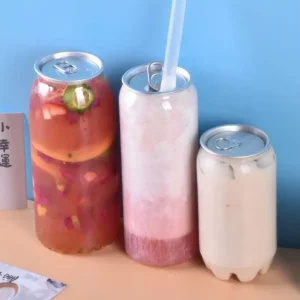 Custom plastic juice Cans