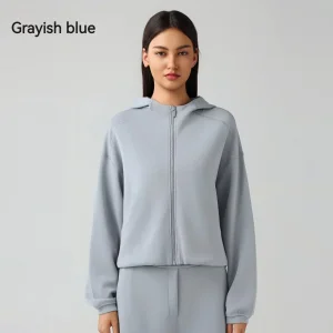 Women's Spring Fall Winter Clothing Autumn New Yoga Pullover Jacket Women Streetwear