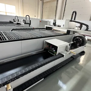 Automated Tube Laser Cutter Industrial Laser Cutting System for Round &amp; Rectangular Metal Pipes with High Accuracy 0.1mm
